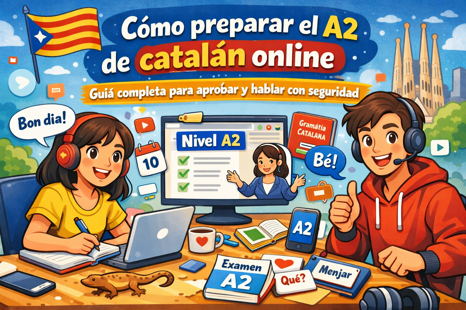 preparar catalán A2 online