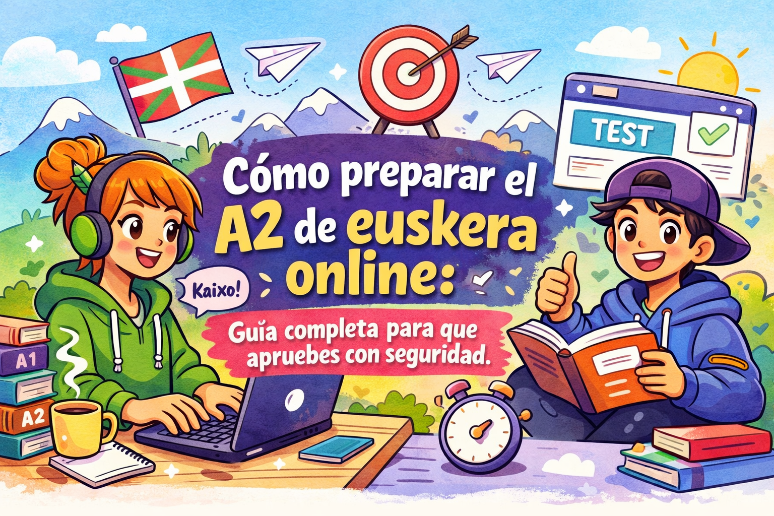 preparar a2 euskera online