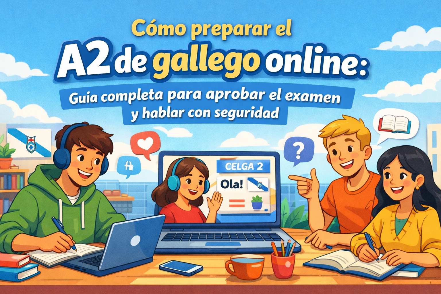 Preparar A2 gallego online