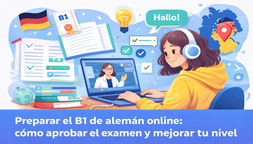 Preparar el B1 de alemán online
