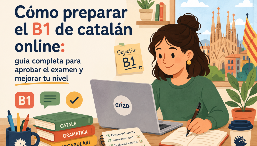 Cómo preparar el B1 de catalán online