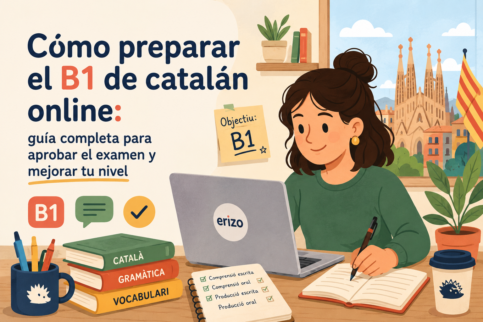 Cómo preparar el B1 de catalán online