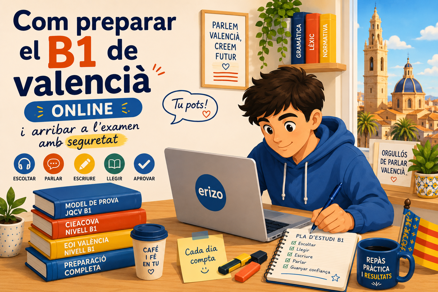 Cómo preparar el B1 de valenciano online
