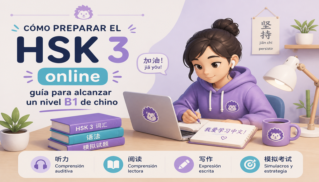 Cómo preparar el HSK 3 online